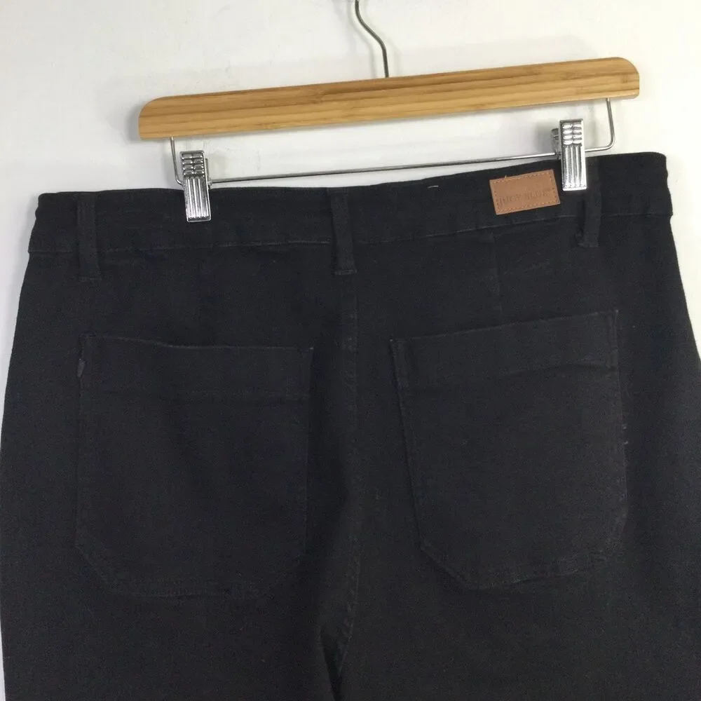 Judy Blue Womens Los Angeles Jogger Pants Skinny Drawstring Waist Black Size 16W - Picture 9 of 16